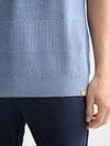 Scotch And Soda Stickad Polotröja Struktur Blå Model / Detail