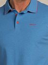 NZA Polo Henley Piqué Sailing Blå Model / Detail