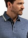 State of Art Piké Tipping Cotton Linen Navy Model / Detail