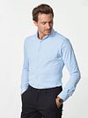John Miller Skjorta Hyperstretch Ljusblå Model / Voorkant