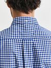 Gant Shirt Gingham Poplin College Blå Model / Detail