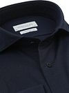 Profuomo Japansk Strikket Skjorte Struktur Marineblå Product / Detail