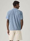Levi's Kortarmet Skjorte Sunset Camp Blå Model / Achterkant