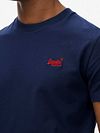 Superdry Essential T-Shirt Mørkeblå Model / Detail