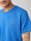Levi's T-shirt Original Blauw Model / Detail