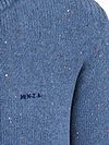 NZA Pullover Mocker Eltham Knit Melange Capri Blue