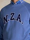 NZA Sweater French Rib Logo Blå Product / Detail