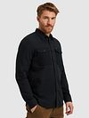 PME Legend Overshirt Quilt Poplin Navy Model / Voorkant