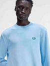 Fred Perry Trøje Logo Lyseblå Model / Voorkant