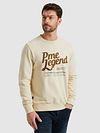 PME Legend Sweater Logo Bone White