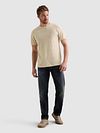 PME Legend Knitted Waffle T-Shirt Bone White