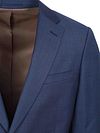 Suitable Sharkskin Suit Wolle Royal Blau