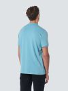 No Excess Poloshirt Riva Solid Blau Model / Achterkant