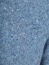 Suitable Pullover Donnegal Tweed Eco Wool Blau