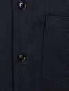 Profuomo Hemdjacke Wolle Mouliné Marine