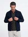R2 Travel Overshirt Navy Model / Voorkant