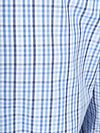 Steppin' Out Extra Lange Mouwen Hemd Ruit Blauw Product / Detail