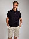 Suitable Polo Merinowol Navy Model / Voorkant