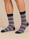 Suitable Sokken 3-Pack Print Navy Multicolour