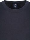 Suitable Obra T-Shirt Hoge Ronde Hals Navy 2-Pack