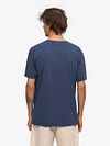 Colorful Standard T-shirt Blauw Model / Achterkant