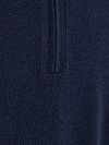 Olymp Half Zip Trui Wol Navy Product / Detail