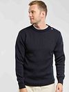Armor-Lux Paimpol Trui Wol Navy Model / Voorkant
