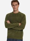 No Excess Trui Chenille Olive Model / Voorkant