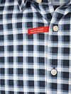 Desoto Chemise Checks Bleu Marine
