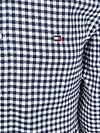 Tommy Hilfiger Flanelle Chemise Dobby Gingham Carreaux bleu marine