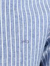 McGregor Chemise Linen Blend Rayures Bleu Product / Detail