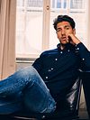Steppin' Out Chemise Oxford Marine Model / Voorkant