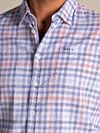 NZA Shirt Picton Linen Blend Multicolour A Carreaux  Model / Detail