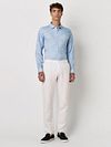 Desoto Chemise Kent Monochrome Bleu Model / Voorkant