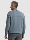 Vanguard Sweater Half Zip Textured Blue Product / Achterkant