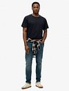 Superdry Tee Essentials Relaxed Dark Navy Model / Voorkant