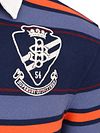Superdry Rugby Polo Double Emblem Stripe Orange marine Product / Detail