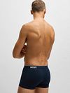 BOSS Boxer corti Power 3-Pack blu scuro 480 Model / Achterkant