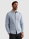 PME Legend Camicia Misto Lino Light Blue Model / Voorkant