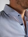 Camicia Suitable Jacquard Luxe Blu Model / Detail