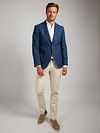 Giacca Suitable Leek Jeans blu Model / Voorkant
