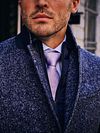 Suitable Cappotto Spina Di Pesce Navy Model / Sfeerbeeld