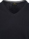 Steppin' Out Maglione in cotone e cashmere con scollo a V Navy Product / Detail