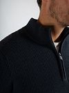 Maglione Half Zip Suitable con patch Navy Model / Detail