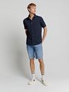No Excess short in denim stretch bleach Model / Voorkant