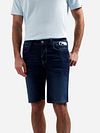 No Excess Bermuda Denim Scuro Model / Detail