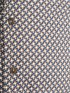 Camicia R2 con stampa rétro marrone blu Product / Detail
