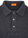 Suitable Button Longue Melange Polo Navy Product / Detail