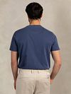 NZA T-Shirt Logo Sbiadito Navy Model / Achterkant