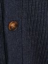 Steppin' Out Button Cardigan Navy Lambswool
